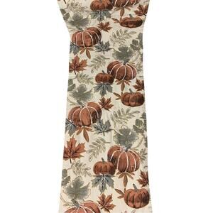 Pumpkin Fall Harvest Table Runner Dining Room Decor Thanksgiving / Halloween
